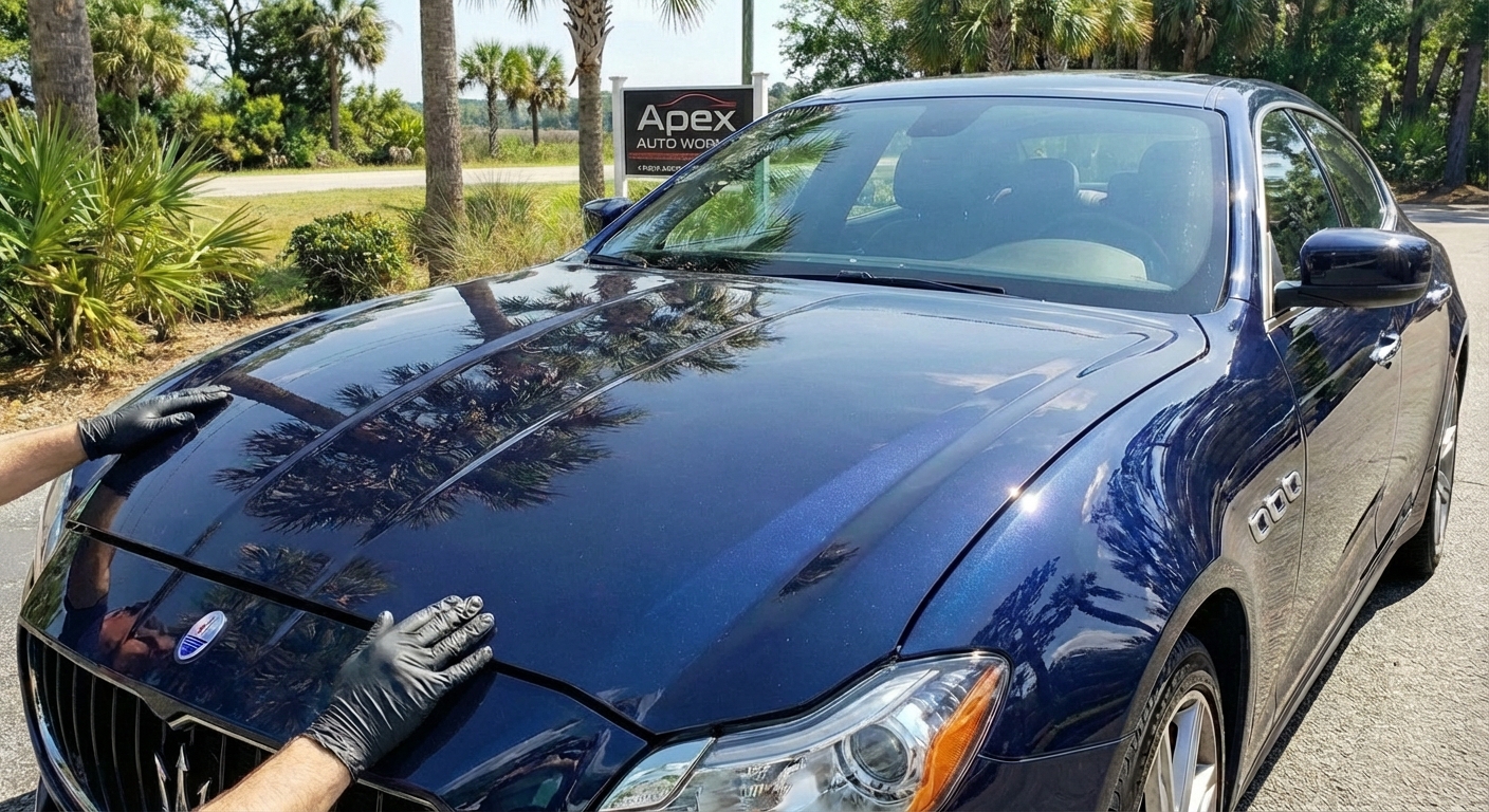 Paint protection film installation in Bluffton for long-term car value and protection